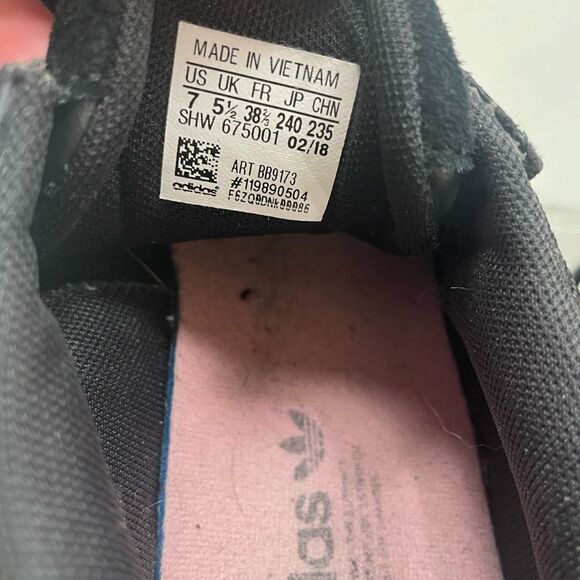 Adidas multicolor runners shoes size 7 - Picture 5 of 6